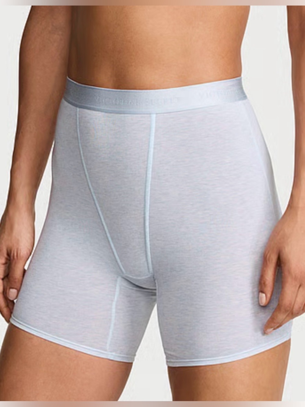 Victoria's Secret Logo Cotton High Waist Boxer Brief NWT